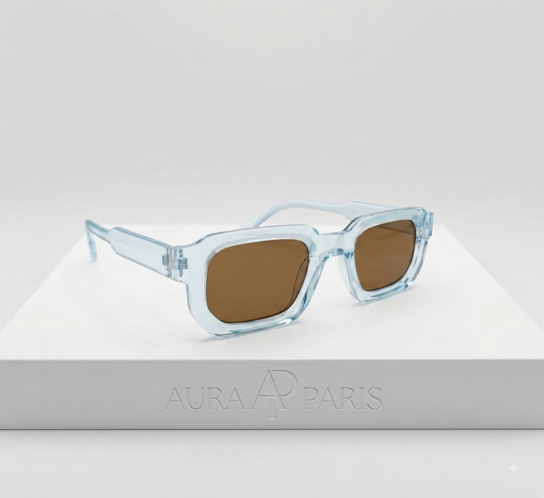 Lunettes de soleil transparentes cristal – UV400