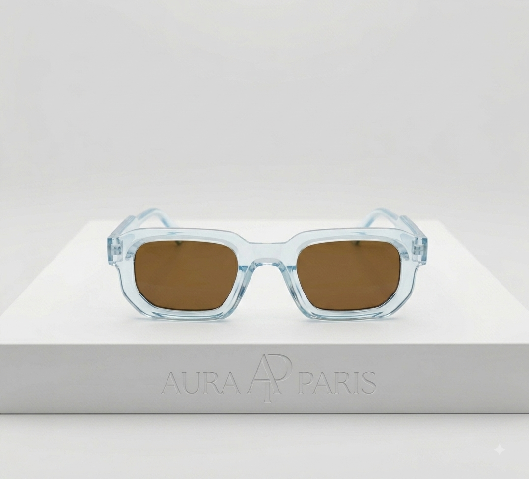 Lunettes de soleil transparentes cristal – UV400