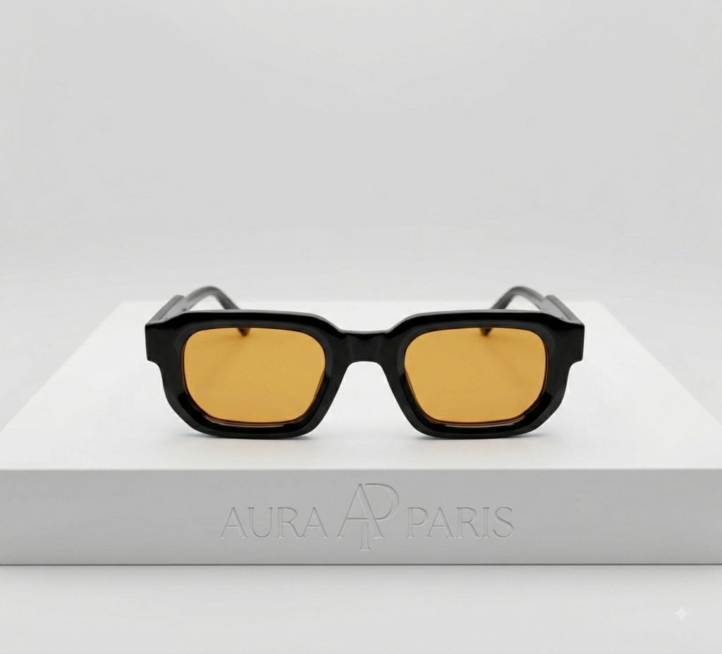 Black sunglasses – Amber lenses – UV400