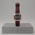 TOMI 084 Watch - Brown / Gold Grey